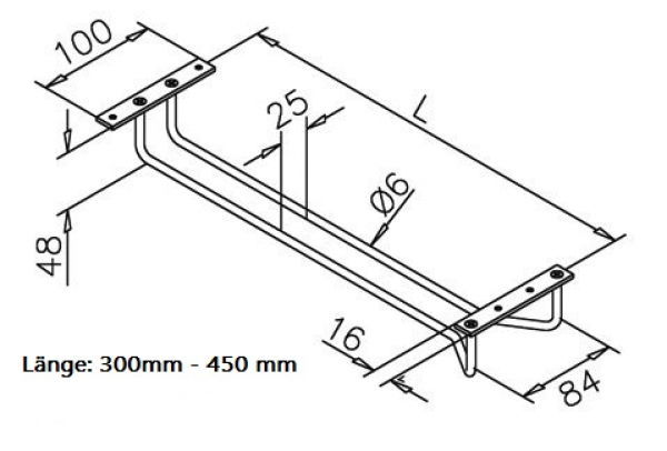Glaeserhalter Modell 873 maße